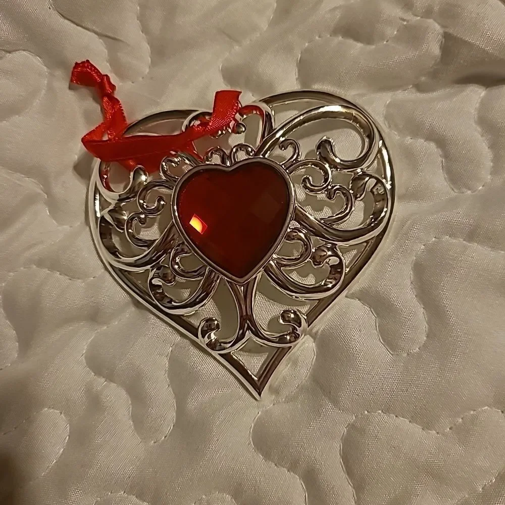 Lenox Bejeweled Heart Ornament